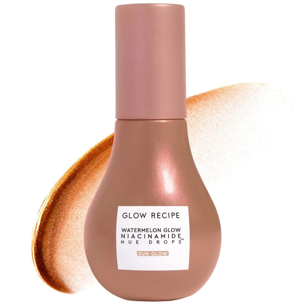 NIB Glow Recipe Watermelon Glow Niacinimide Hue Drops in Sun Glow